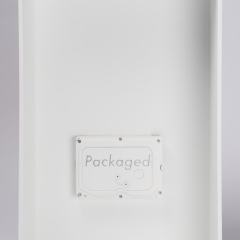 Packaged 22 of n: (19.5”x12”x5.5” painted (white) used hard drive on wood panel)