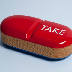 P1 No.1V Wood enamel paint vinyl decal 54cm