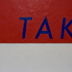 TAKE Encaustic paintings 181cm x 95cm x15.5cm